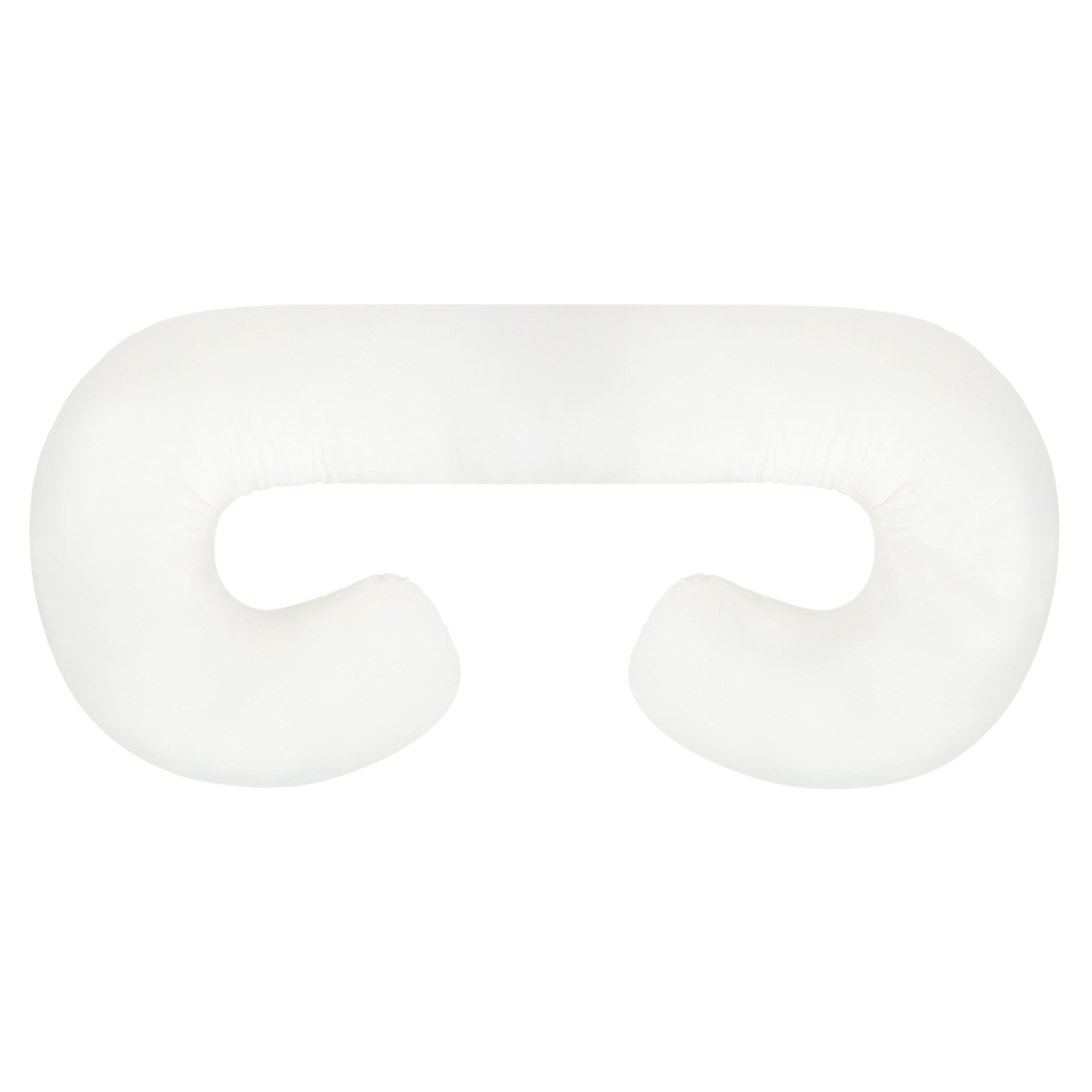 Coussin de grossesse en C – coton bio beige