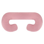 Coussin de grossesse en C – coton bio rose