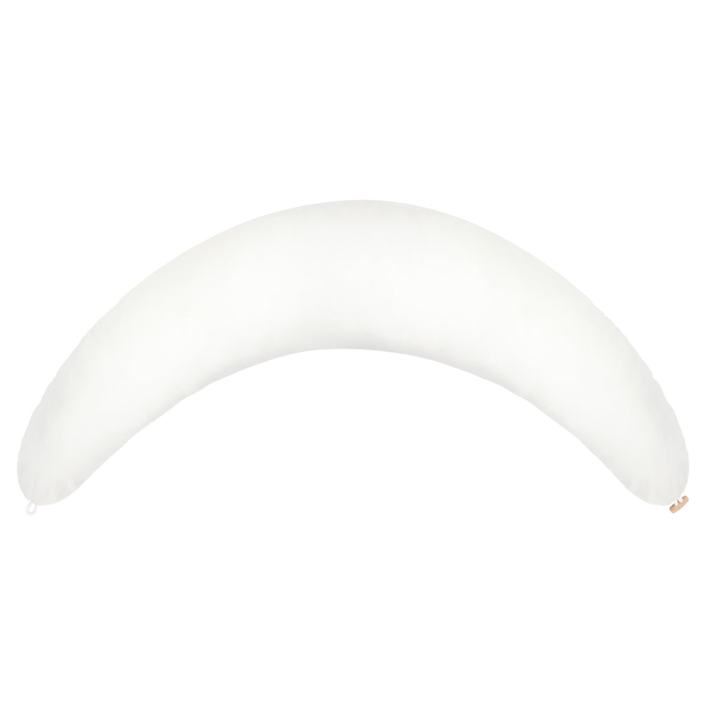 Coussin de grossesse et d’allaitement en C – coton bio beige
