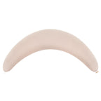 Coussin de grossesse et d’allaitement en C – coton bio beige foncé