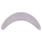 Coussin de grossesse et d’allaitement en C – coton bio gris