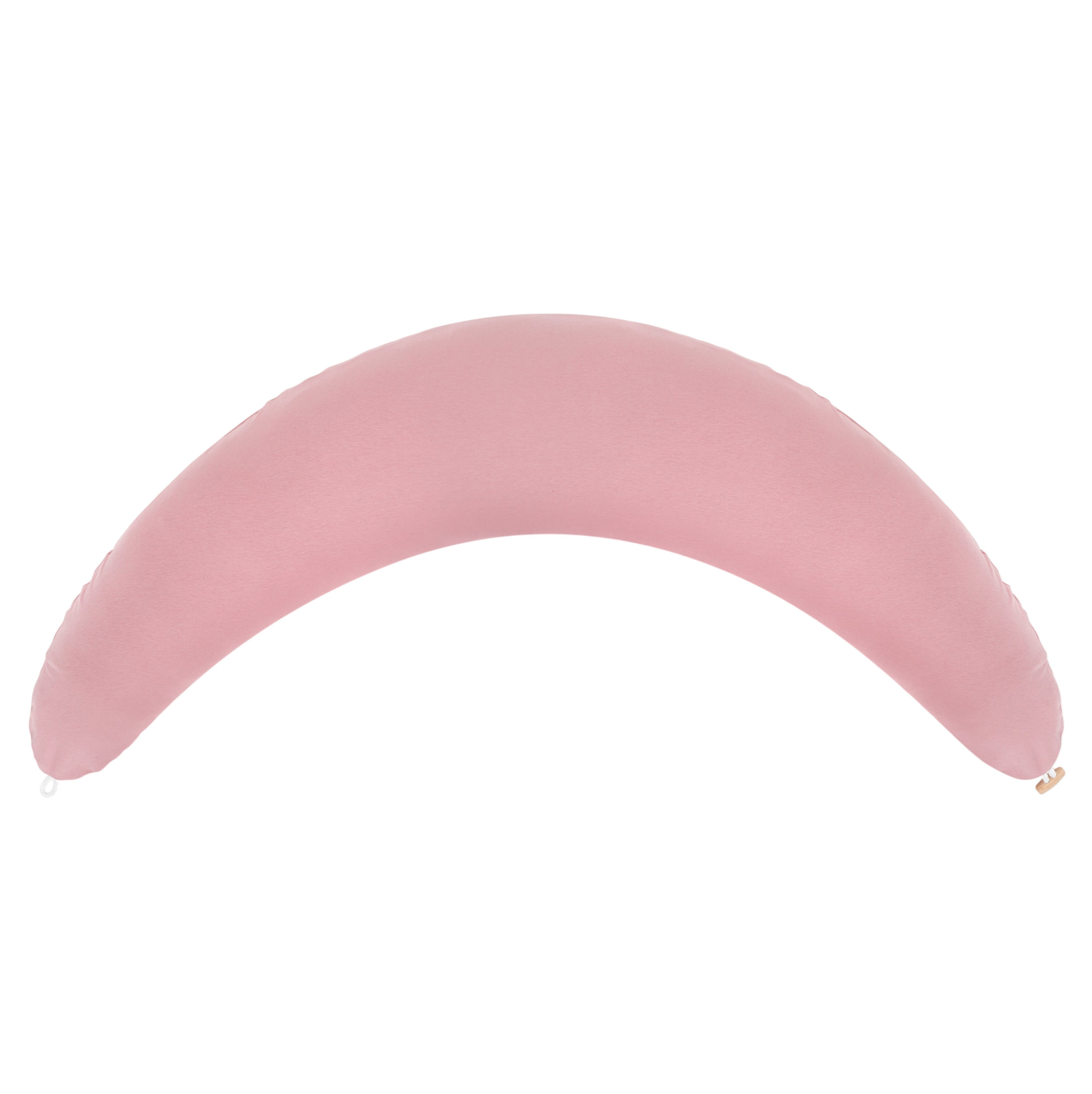 Coussin de grossesse et d’allaitement en C – coton bio rose