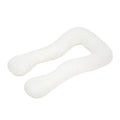 Coussin de grossesse et d’allaitement en U – coton bio beige